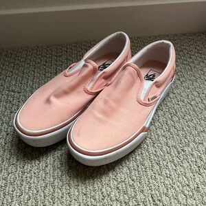 Vans Blush Pink Slip-On Shoes